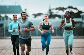 Achieving the Perfect Tone: How Often Should You Exercise for Results? 3 image of man and 3 women doing cardio exercise Derbyshire to help tone and remove fat from the body.